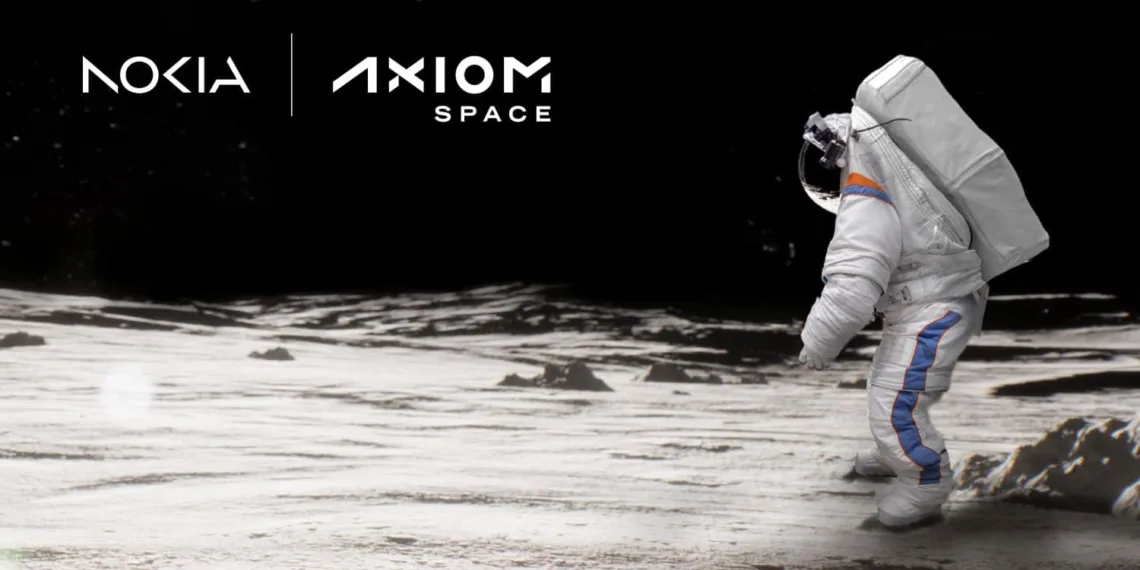 Nokia and Axiom Space Partner to Revolutionize Lunar Communication with 4G/LTE Spacesuits