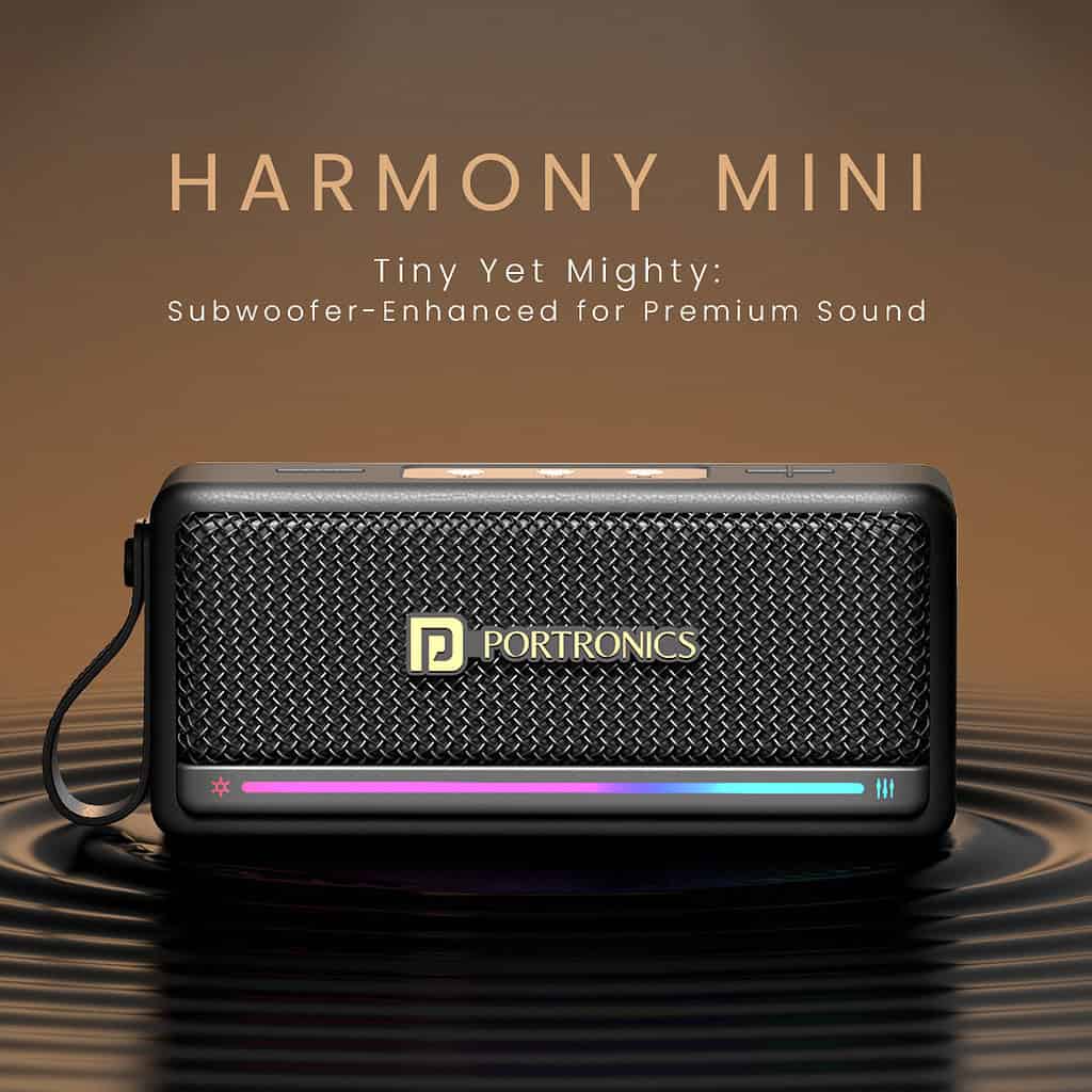 Introducing the Portronics Harmony Mini: A Revolution in Portable Audio