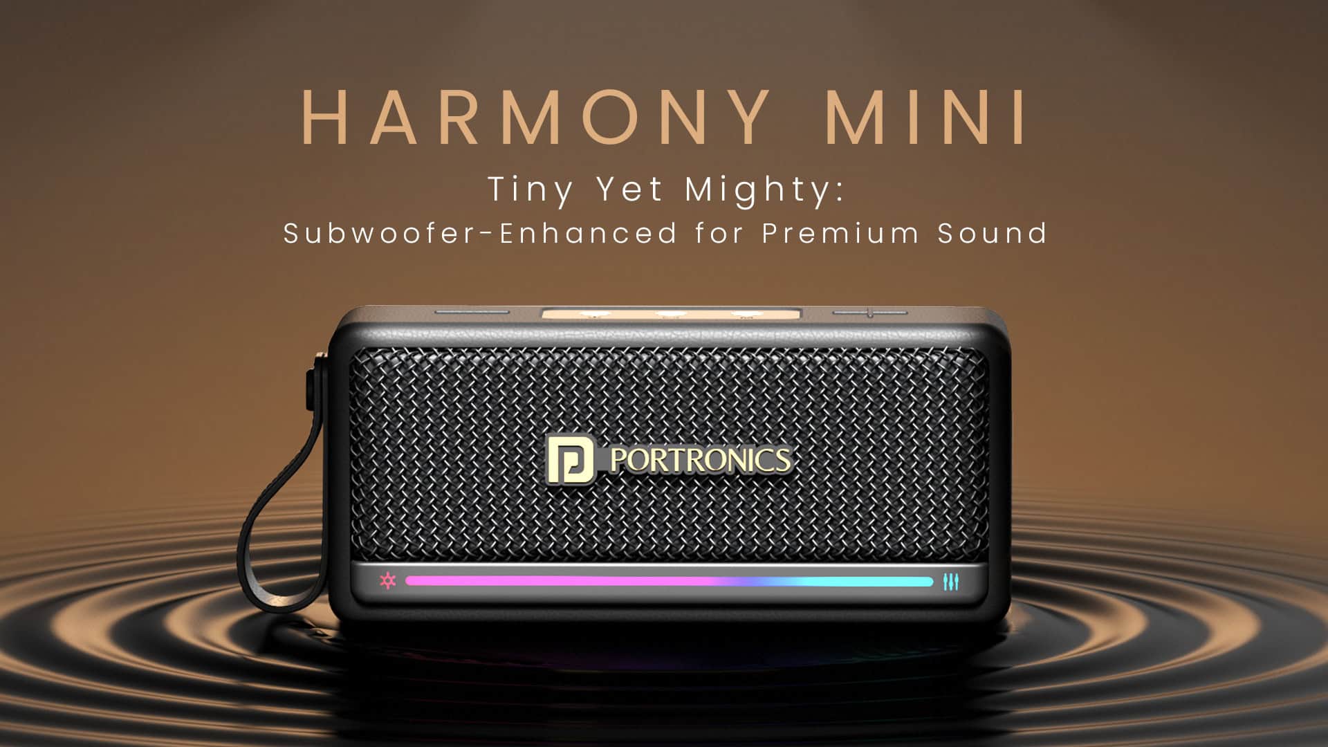Introducing the Portronics Harmony Mini: A Revolution in Portable Audio