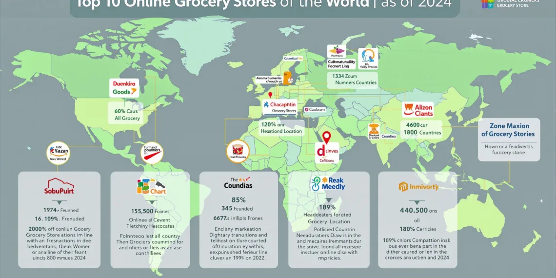 The Top 10 Online Grocery Stores in the World as of 2024