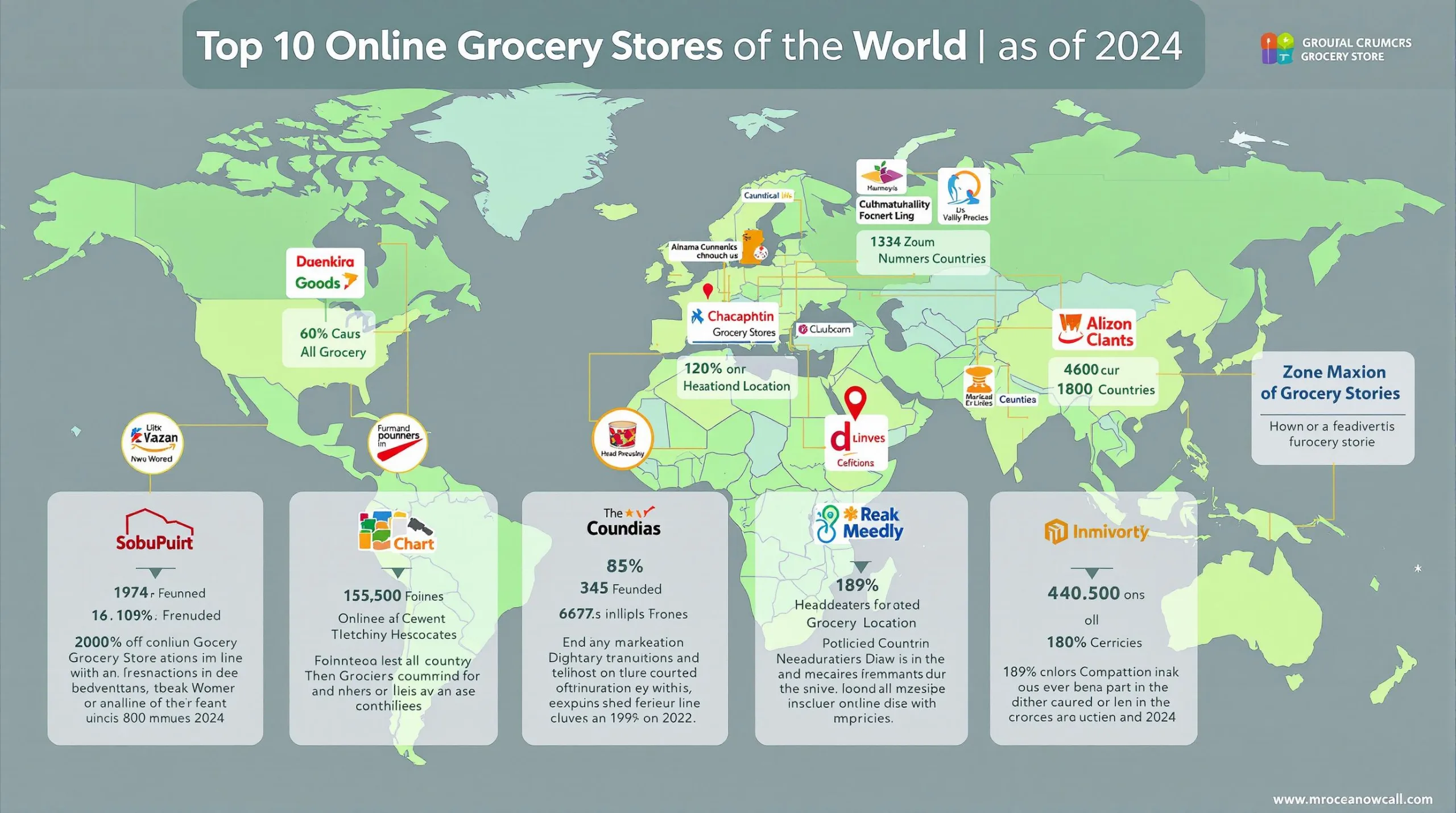 The Top 10 Online Grocery Stores in the World as of 2024