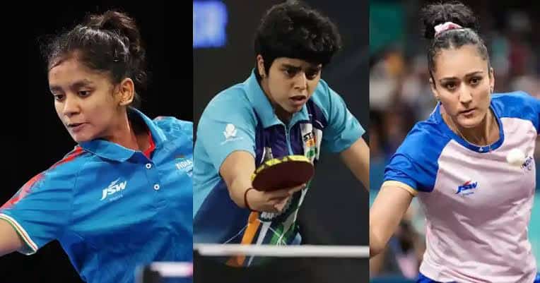 Manika leads Indian Women's Table Tennis Team to Olympic Quarterfinals with Thrilling Victory Over Romania