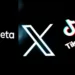 X vs Meta vs TikTok: How much data does each social media app collect?