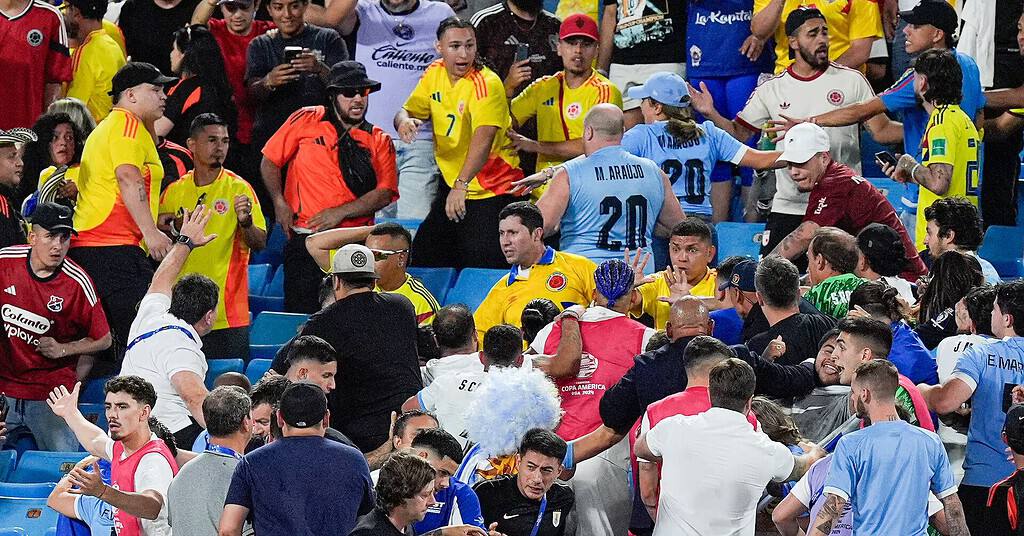 XUBU3FOWMNPTFDBHWJYMTS2VRE Darwin Nunez Handed Lengthy Ban After Copa America Brawl Post Uruguay's Defeat to Colombia