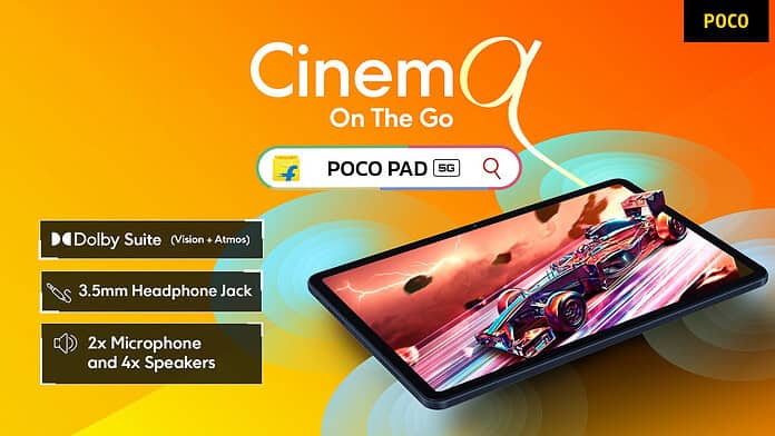 POCO Pad 5G to launch on 23 August with Dolby Suite POCO Pad 5G to launch on 23 August with Dolby Suite