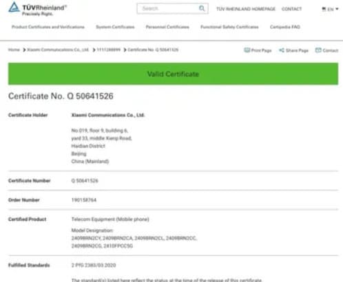 image 12 27 Redmi 14C Secures NBTC and TUV Certifications Ahead of Global Launch