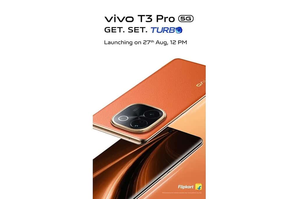 Vivo T3 Pro 5G to launch on 27th August in India