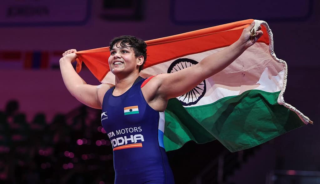 image 13 313 Indian Women Wrestlers Make History - Clinch First U17 World Championship Title with Five Gold Medals