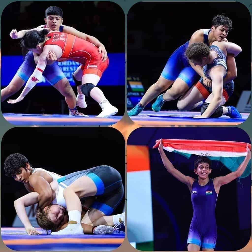 image 13 314 Indian Women Wrestlers Make History - Clinch First U17 World Championship Title with Five Gold Medals