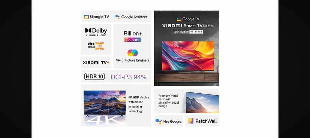 Xiaomi Launches X Pro QLED Series Smart TVs in India Starting at Rs 29999