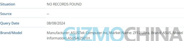 image 13 75 ASUS Zenfone 12 Ultra Spotted on IMEI Database: Early Launch Expected