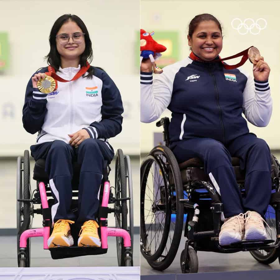 image 14 150 Paris Paralympics 2024 : Avani Lekhara Defends Gold, Mona Agarwal Bags Bronze - India's Double Delight at Paris Paralympics