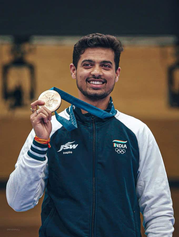 image 53 Swapnil Kusale - Paris Olympics 2024: Wins Bronze in 50m Rifle 3 Position, Secures India’s 3rd Medal