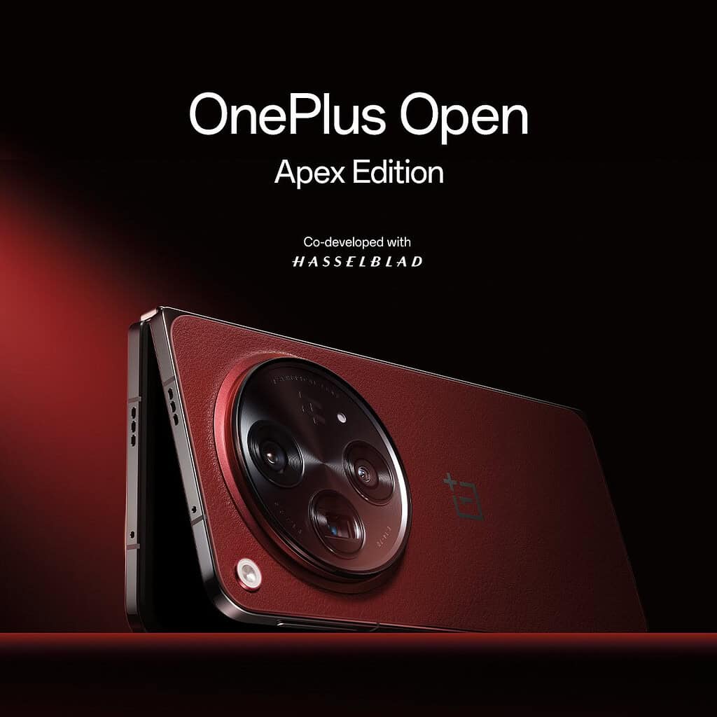 OnePlus Open Apex Edition in Crimson Shadow