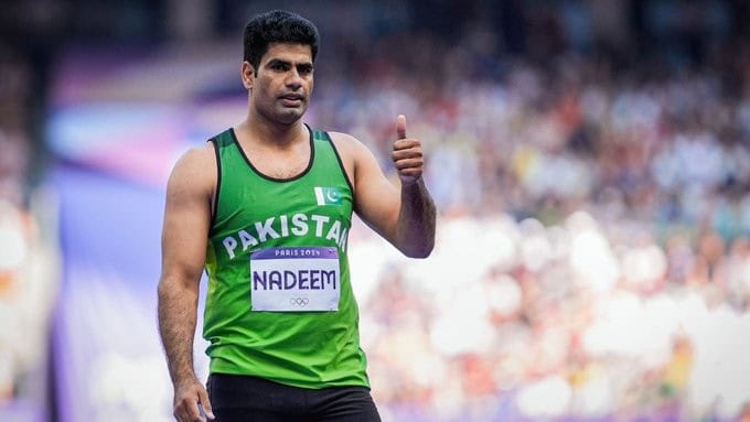 image 6 320 Paris Olympics 2024: Arshad Nadeem Shatters Olympic Javelin Record with 92.97m Throw, Ending Pakistan’s 30 Year Gold Medal Drought