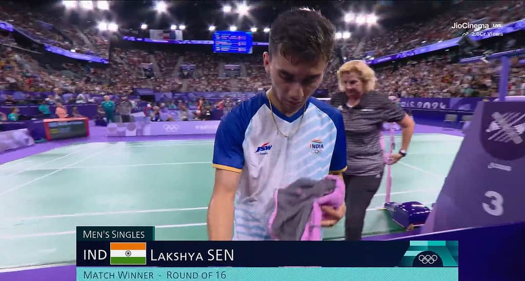 image 63 Lakshya Sen qualifies to Paris 2024 Olympics quater finals: Lakshya Sen Defeats HS Prannoy 21-12, 21-6