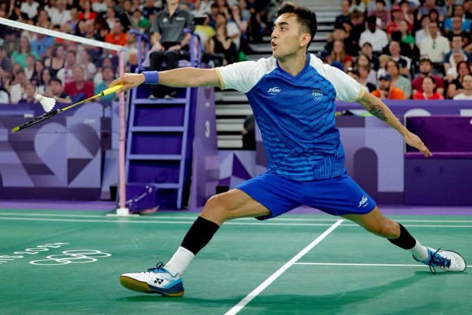 image 64 Lakshya Sen qualifies to Paris 2024 Olympics quater finals: Lakshya Sen Defeats HS Prannoy 21-12, 21-6