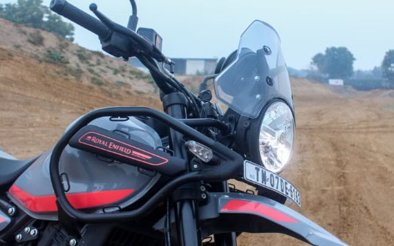 image 93 Royal Enfield Himalayan 650 Spied: Dual Front Discs and USD Forks Revealed