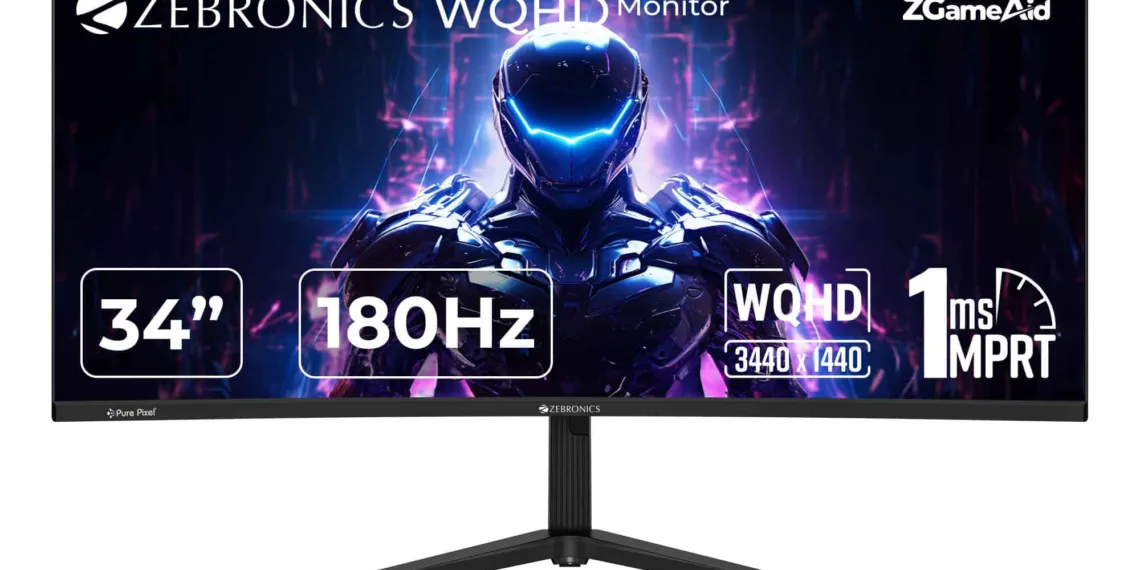 Zebronics Brings Curved QHD Gaming Monitors in India