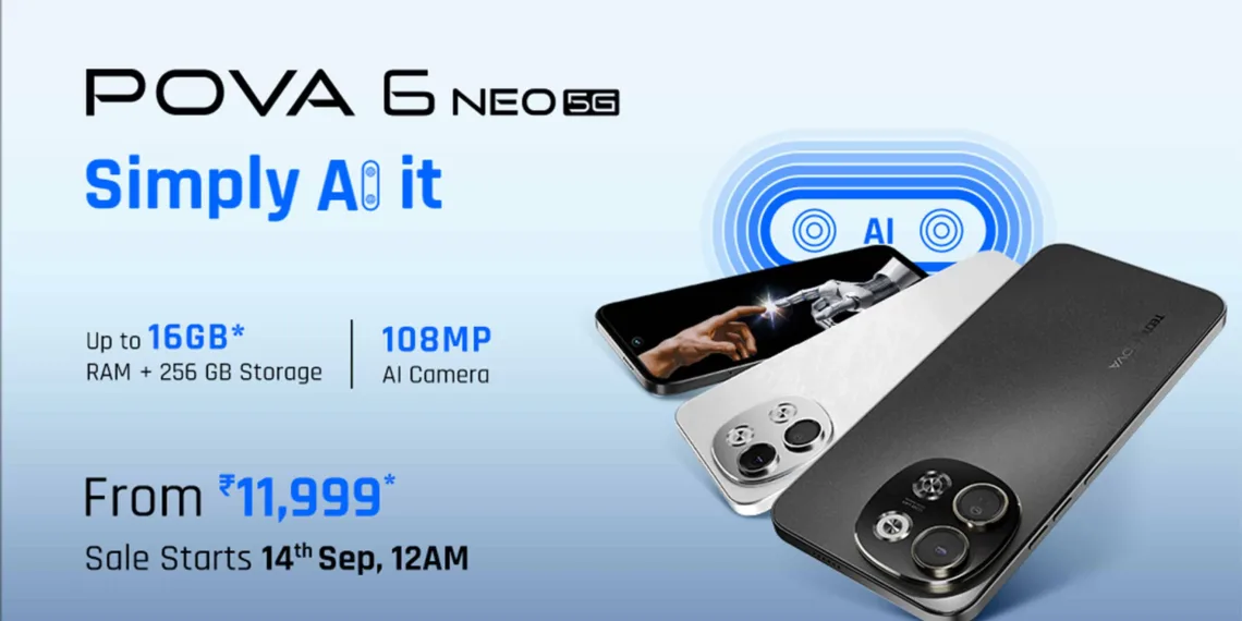 TECNO Unveils the POVA 6 Neo: Affordable Innovation with Powerful AI Features