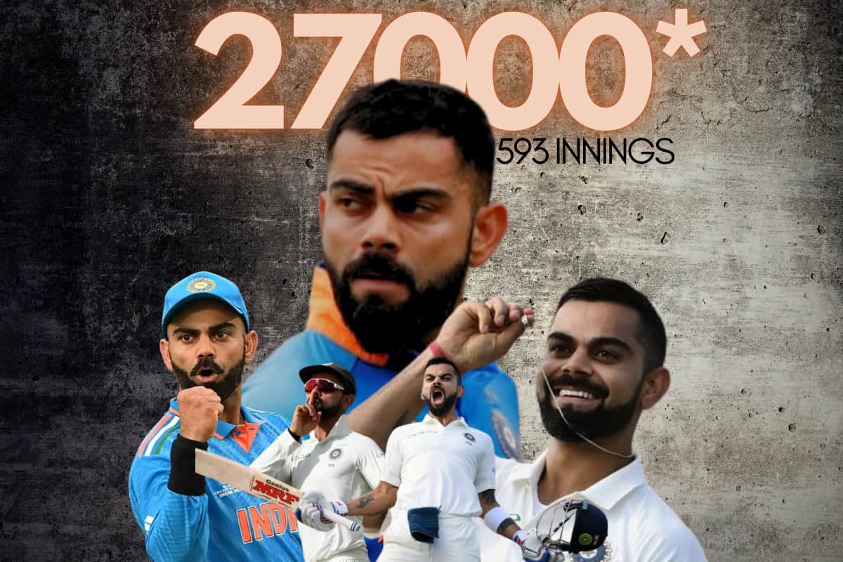 Virat Kohli Breaks Sachin Tendulkar’s Record, Becomes Fastest Cricketer to Reach 27,000 International Runs