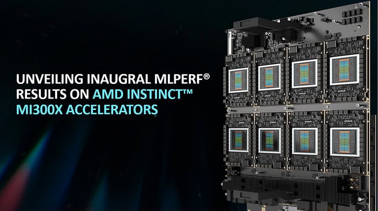 AMD's Inaugural MLPerf Submission: Showcasing the Power of Instinct™ MI300X GPUs