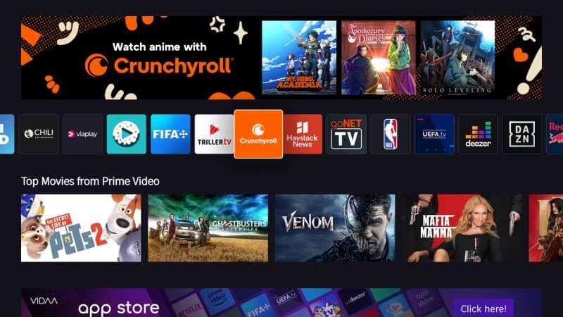Crunchyroll Joins Smart TV OS Vidaa: A Game-Changer for Anime Fans