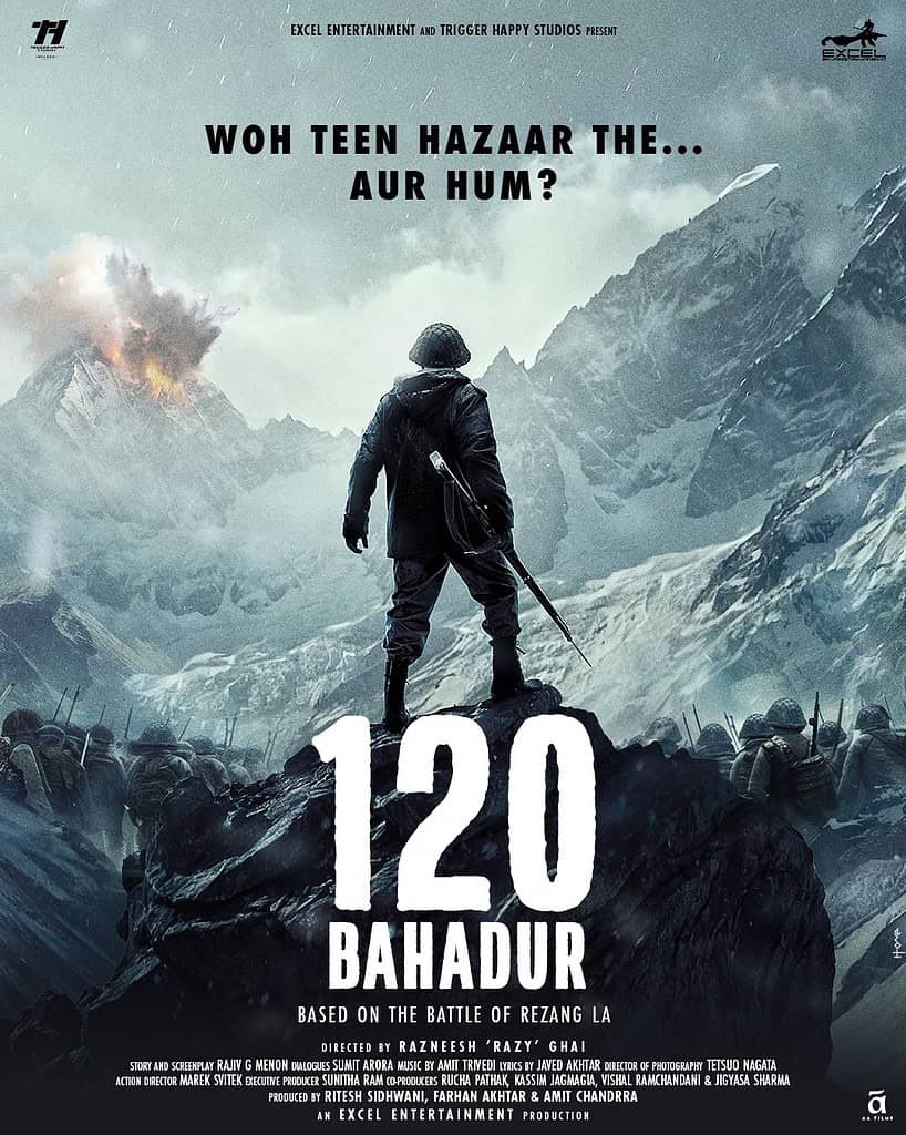 GWnQo1hW8AELQEN Farhan Akhtar Unveils '120 Bahadur': A Cinematic Tribute to India's Unsung Heroes