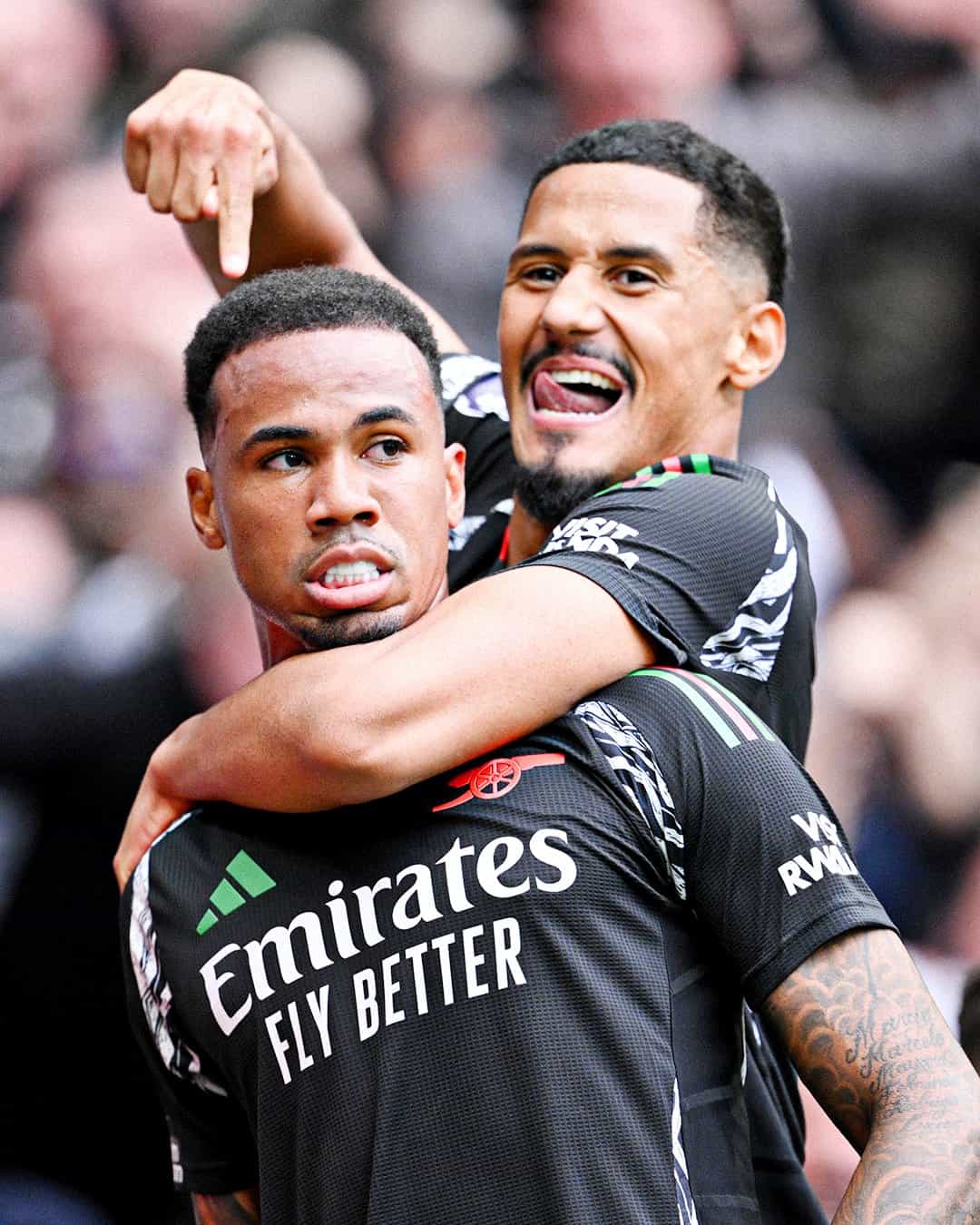 Arsenal Gabriel William Saliba North London derby