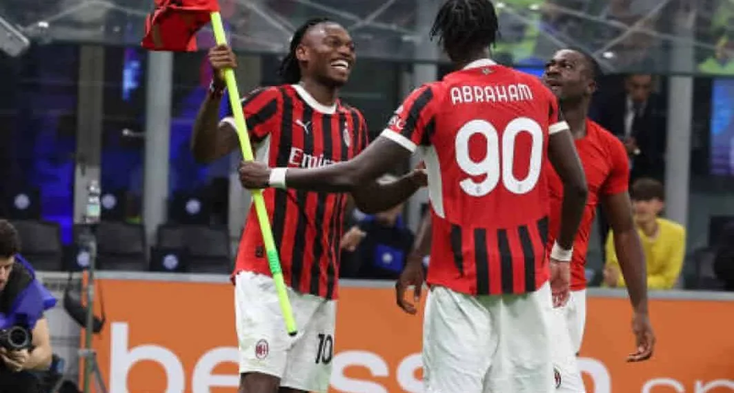 Milan Inter derby Abraham Rafa Leao