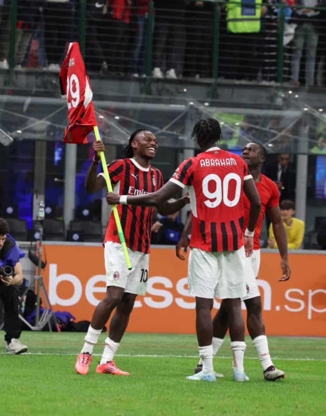 Milan Inter derby Abraham Rafa Leao