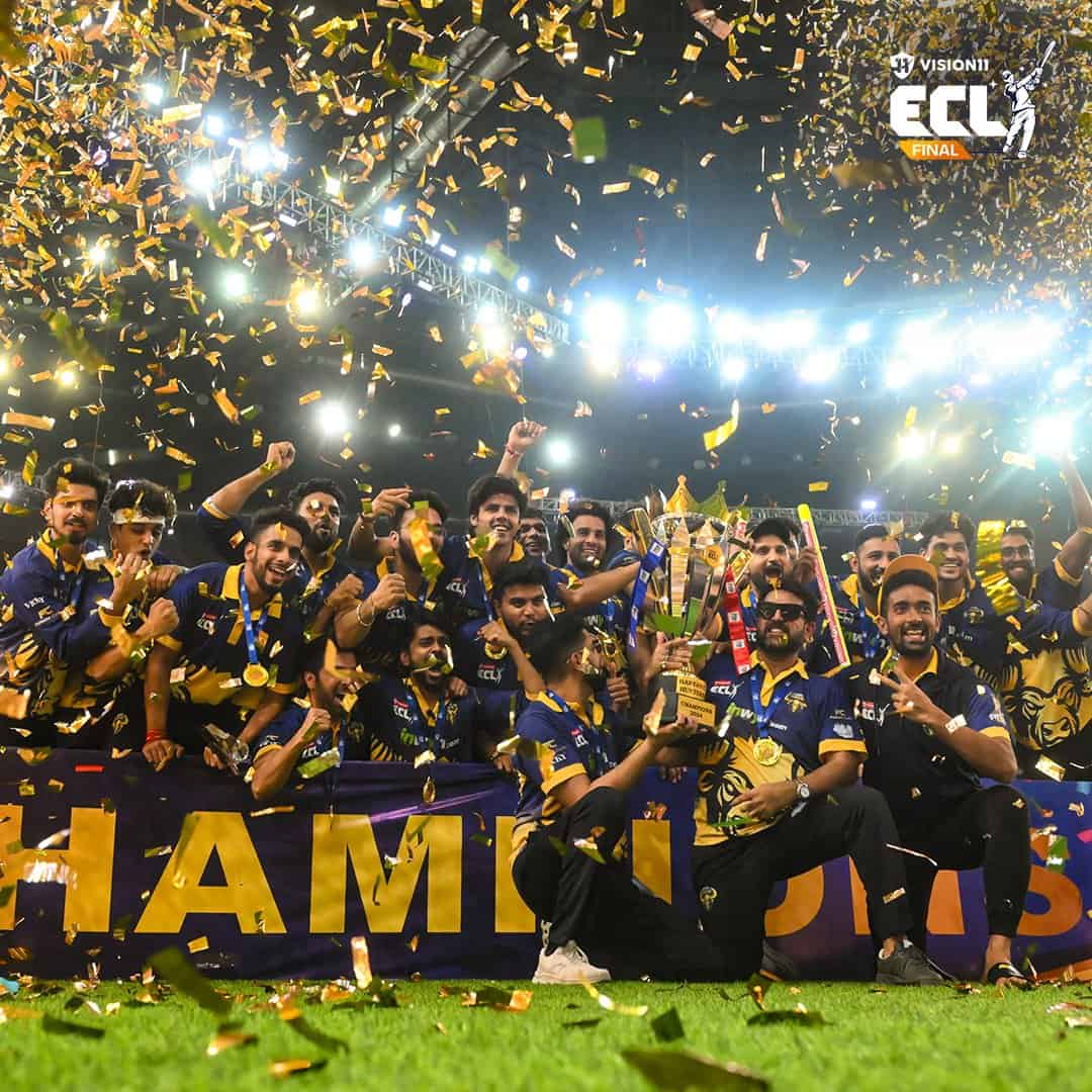 ECL Final: Elvish Yadav’s Haryanvi Hunters Dominate Lucknow Lions to Clinch Maiden ECL Title
