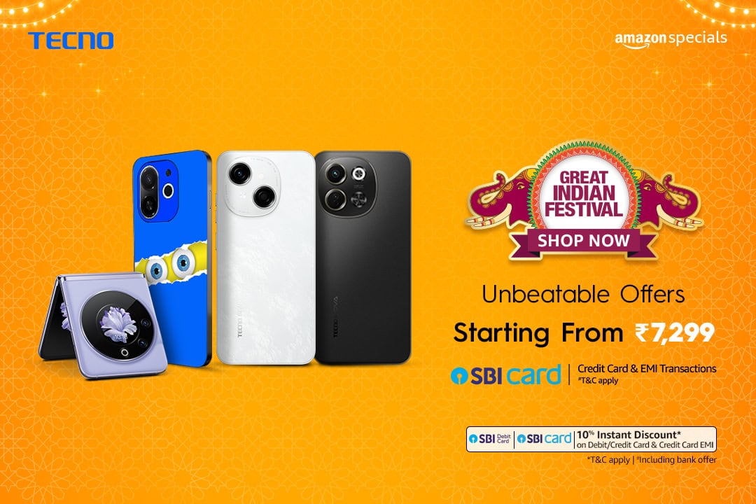 TECNO Unveils Exciting Discounts During Amazon Great Indian Festival 2024
