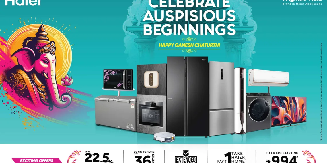 Celebrate Ganesh Chaturthi with Exciting Discounts on Haier India Appliances