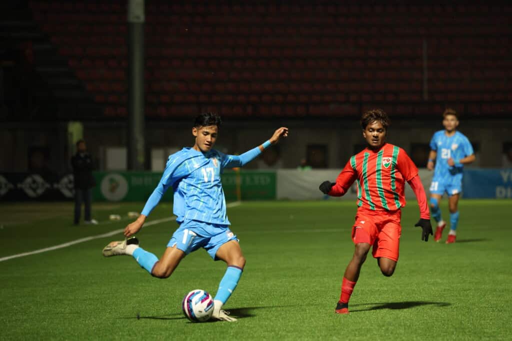 IMG 5554 1024x683 1 Hemneichung Lunkim’s Brace Powers India to 3-0 Victory Over Maldives in SAFF U17 Championship