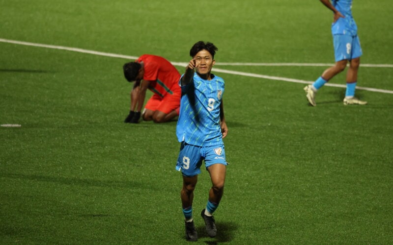 Hemneichung Lunkim’s Brace Powers India to 3-0 Victory Over Maldives in SAFF U17 Championship