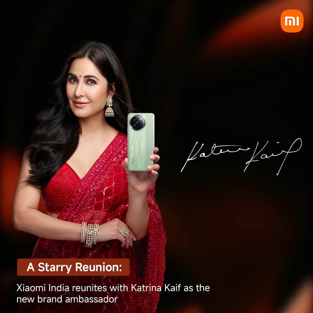 Xiaomi India reunites with Katrina Kaif officially!