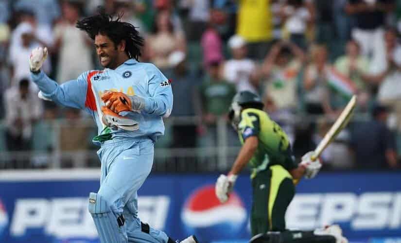 MS Dhoni 2007 ICC World T20 final Twitter @ICC 640 Remembering India’s Historic Triumph: MS Dhoni’s Men Lift Inaugural ICC T20 World Cup with Thrilling Win Over Pakistan