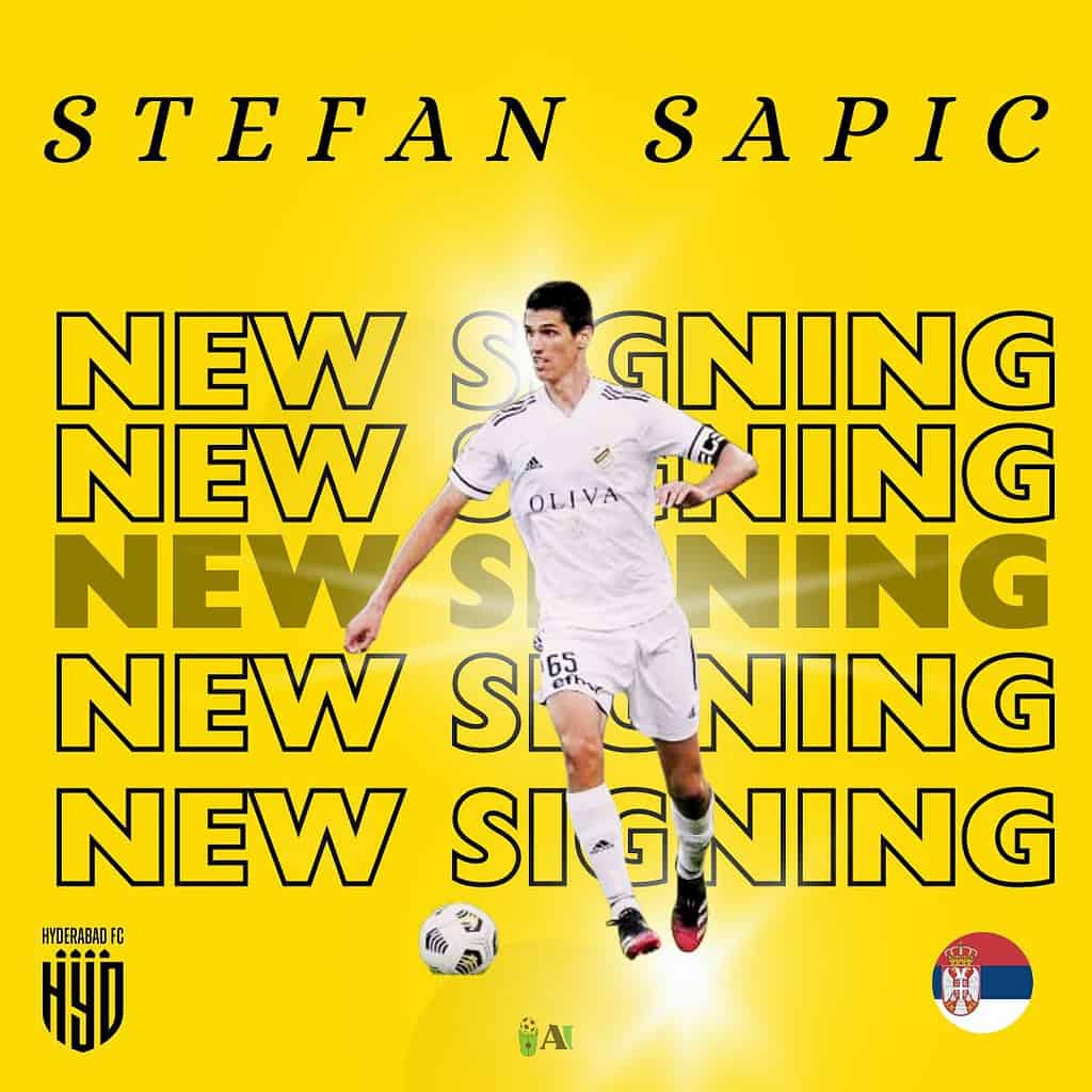 Stefan Sapic ISL 2024/25: Hyderabad FC Strengthen Defense with Serbian Centre-Half Stefan Sapic Signing