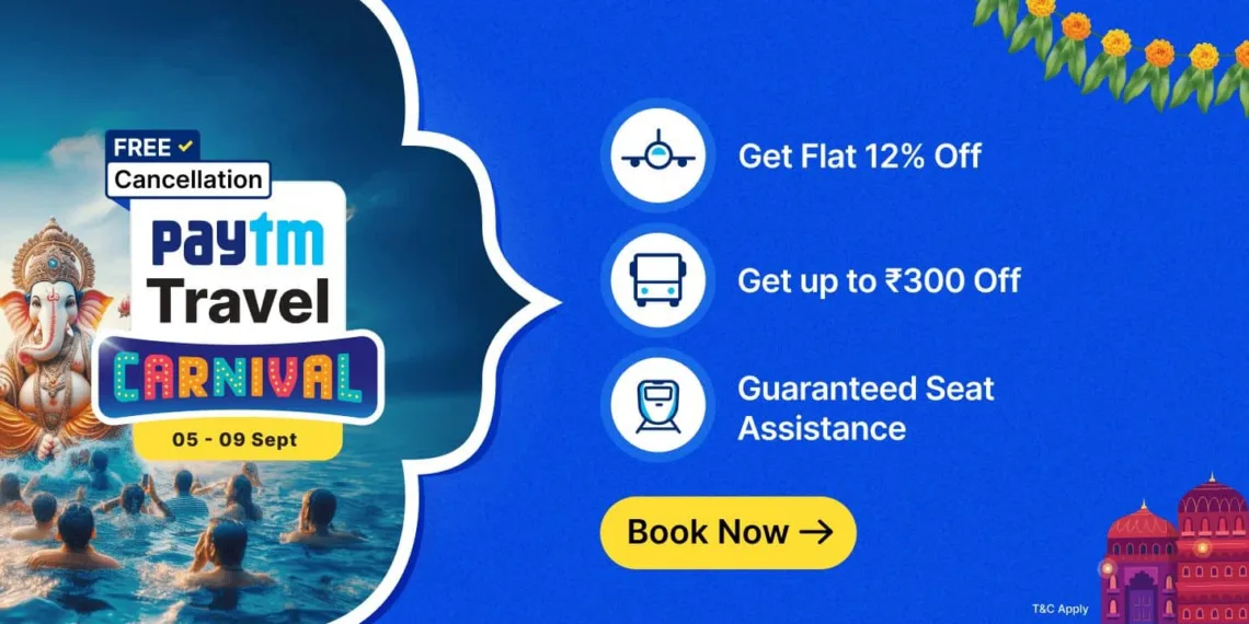 Discover Incredible Festive Travel Deals with Paytm's Travel Carnival Sale!