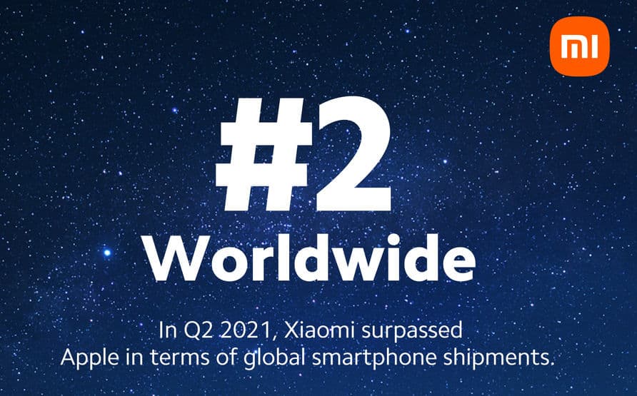 Xiaomi Surpasses Apple as World’s Second-Largest Smartphone Brand