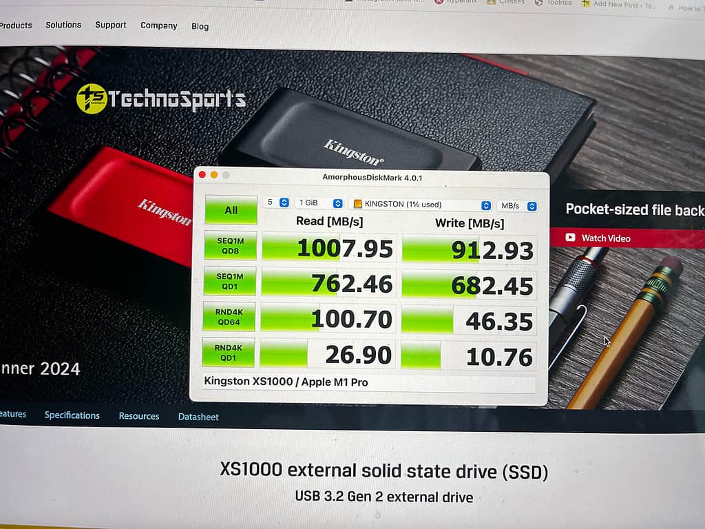 Kingston XS1000 External SSD Review: Compact, Affordable, and Efficient