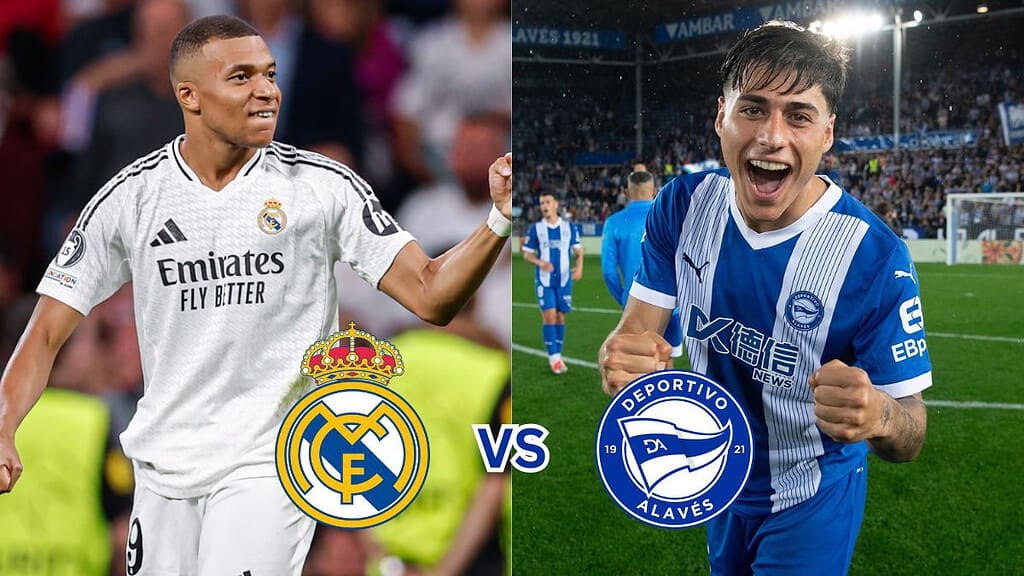 fllj Real Madrid Vs Alavés: Real Madrid defeats Alavés as Mbappé scored A Match Winning Goal