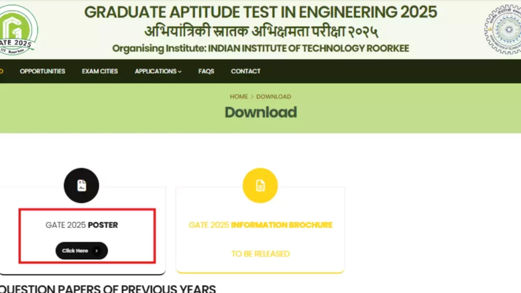 garr0 GATE 2025 Registration Without Late Fee Closes Tomorrow: Apply Now at gate2025.iitr.ac.in