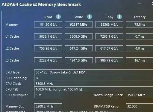 image 16 166 Intel Core Ultra 7 265K Benchmark Reveals Strong L1 & L3 Cache, But L2 Performance Lag