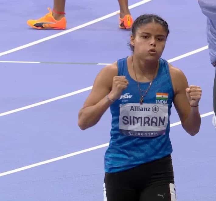 image 16 30 Simran Sharma Wins Bronze in Women's 200m T12 at Paris Paralympics 2024