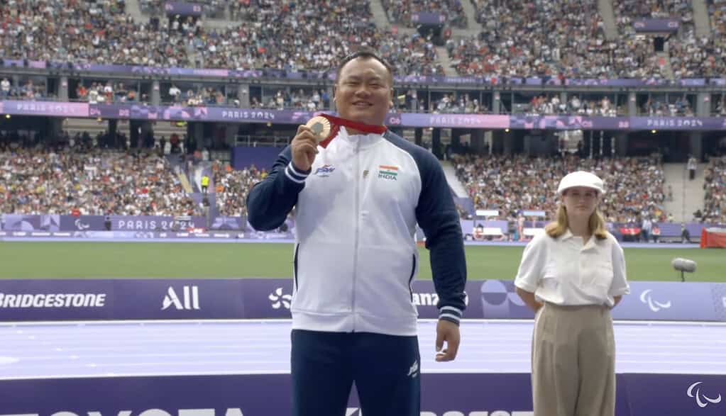 image 16 46 Hokato Hotozhe Sema Wins Bronze in Shot Put at Paris Paralympics 2024 with Personal Best of 14.65m