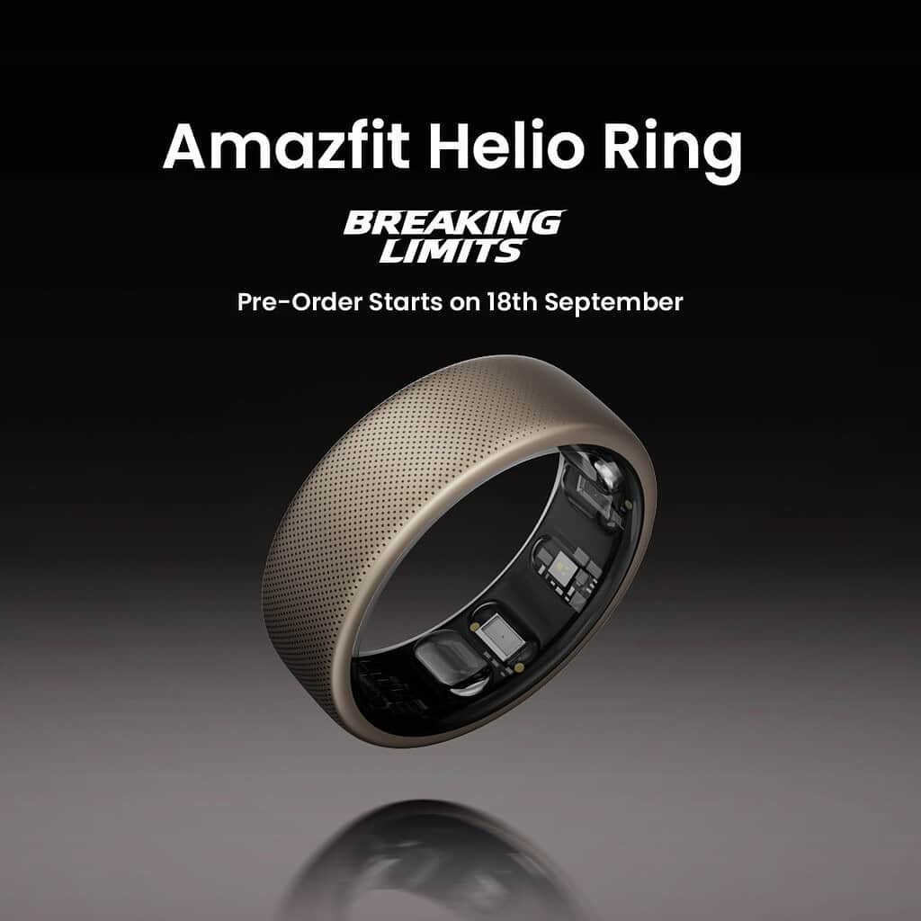 Amazfit Helio Ring India Launch Confirmed: Pre-Orders Start September 18th