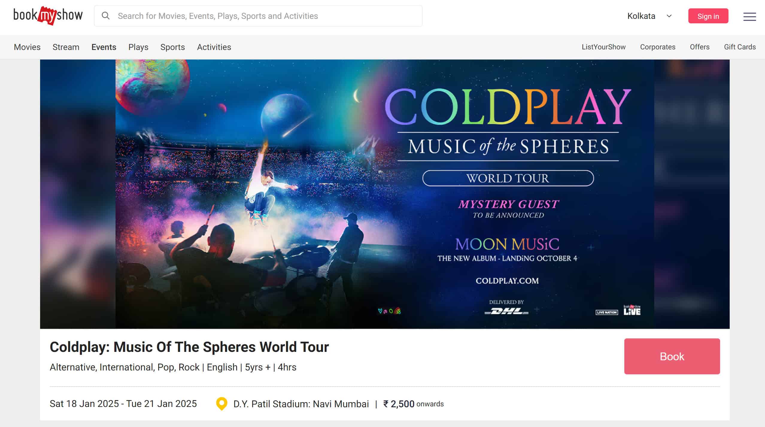 Coldplay Concert Third Show: Coldplay will also perform on 21st January 2025 in India; Coldplay Tickets will go live at 2 PM today!