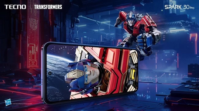 TECNO Unveils Spark 30 Series with Exclusive Transformers Edition